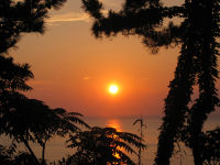 昨日の夕日 昨日の夕日