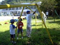 中川小学校奉仕作業