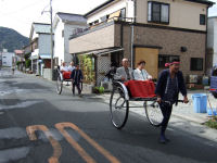 人力車敬老会送迎