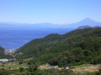 石部棚田からの富士山