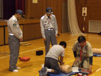 日本ボーイスカウト静岡県連盟松崎1団宿泊訓練 日本ボーイスカウト静岡県連盟松崎1団宿泊訓練