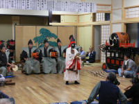 秋まつり練習の中間発表(三番叟) 秋まつり練習の中間発表(三番叟)