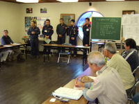 松崎町災害ボランティアセンターの立上げ訓練