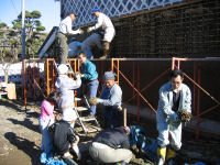 蔵作り隊伊豆文邸荒壁塗り