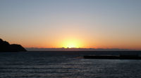 今日の夕日 今日の夕日