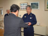 副団長辞令交付 副団長辞令交付
