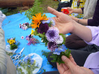 花畑を楽しむ一日 花畑を楽しむ一日
