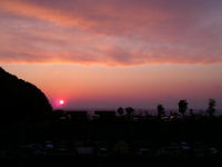 今日の夕日 今日の夕日