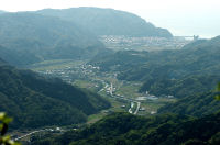 中川から松崎までの景色 中川から松崎までの景色