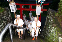 昨日の峰天王祭 昨日の峰天王祭