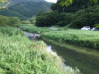川遊び