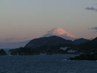 松崎からの新春の富士山 松崎からの新春の富士山
