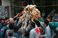 秋祭り獅子舞