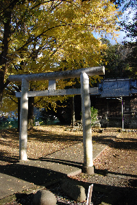 大沢山神社の紅葉 大沢山神社の紅葉