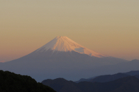 日の出の富士山