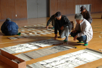 古文書虫干し 古文書虫干し