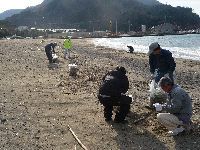 松崎海岸清掃