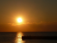 夕日 夕日