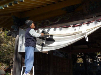 舟寄神社初詣準備 舟寄神社初詣準備