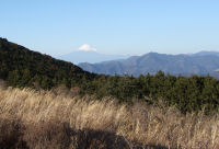 大峠・長者が原展望広場からの富士山