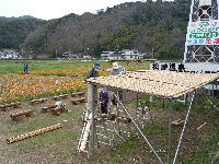 花畑売店建築