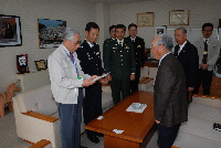 自衛官募集相談員委嘱式 自衛官募集相談員委嘱式