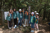 みどりの少年団長九郎山ハイキング