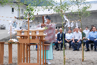 石部海岸海上安全祈願式