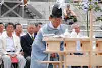 松崎海岸海上安全祈願式