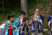 峰天王祭祭典式と奉納神楽