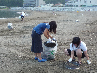 海岸清掃