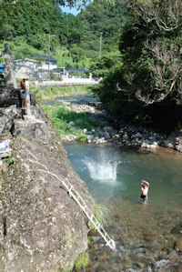 川遊び