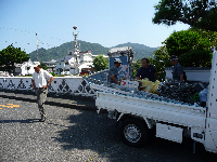 夏まつり片付け