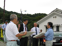 県知事棚田視察 県知事棚田視察