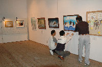 漆喰鏝絵コンクール入賞作品展示 漆喰鏝絵コンクール入賞作品展示