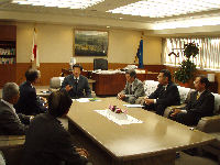 県知事訪問 県知事訪問