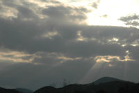今日の夕日 今日の夕日