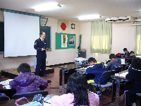 中川小学校３年生社会科見学