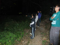 三聖塾生ビオトープ見学