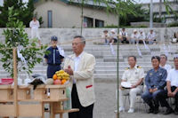 松崎海水浴場海上安全祈願式