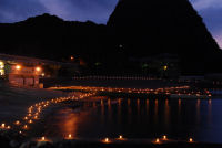 雲見海岸キャンドルロード