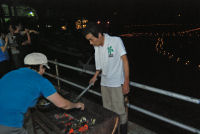 さざえの壺焼き無料サービス