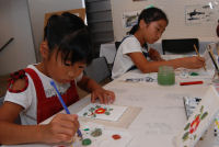 漆喰鏝絵制作体験