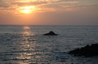 今日の夕日 今日の夕日