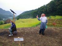 案山子コンテスト村長賞