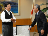 知事表敬訪問(サミット御礼) 知事表敬訪問(サミット御礼)