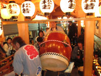 昨夜の秋祭りたたき合い 昨夜の秋祭りたたき合い