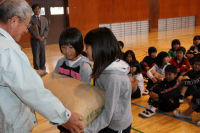 棚田米贈呈式 棚田米贈呈式