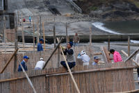 石部海岸浜囲い設置 石部海岸浜囲い設置