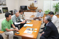 田中正人氏表敬訪問 田中正人氏表敬訪問